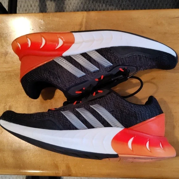 Adidas Kaptir Super Trail running shoes black orange white and gray size 9 - Picture 7 of 11